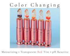 Moisturizing Transparent Flower Liquid Lipstick - Red Tint