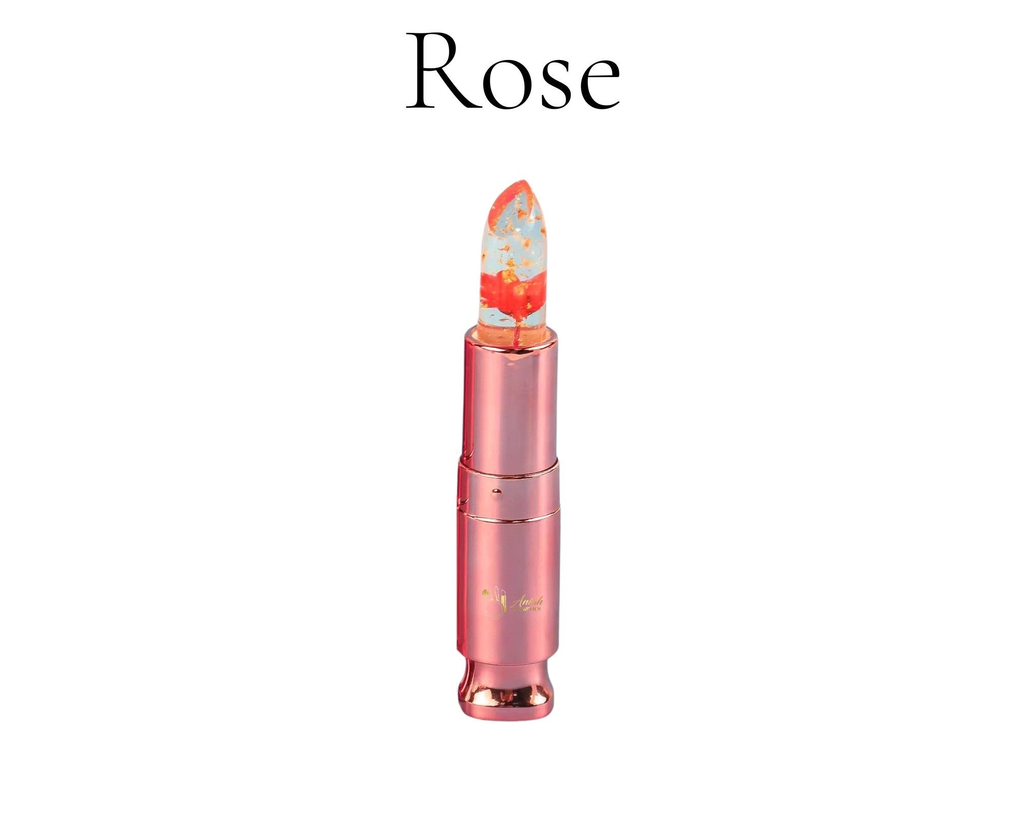 Moisturizing Transparent Flower Liquid Lipstick - Red Tint